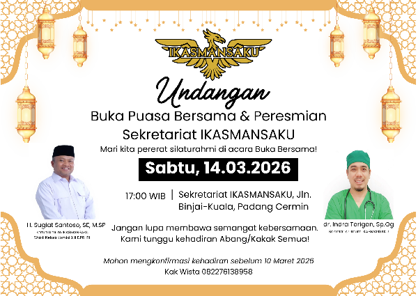 Buka Puasa Bersama dan Peresmian Sekretariat IKASMANSAKU